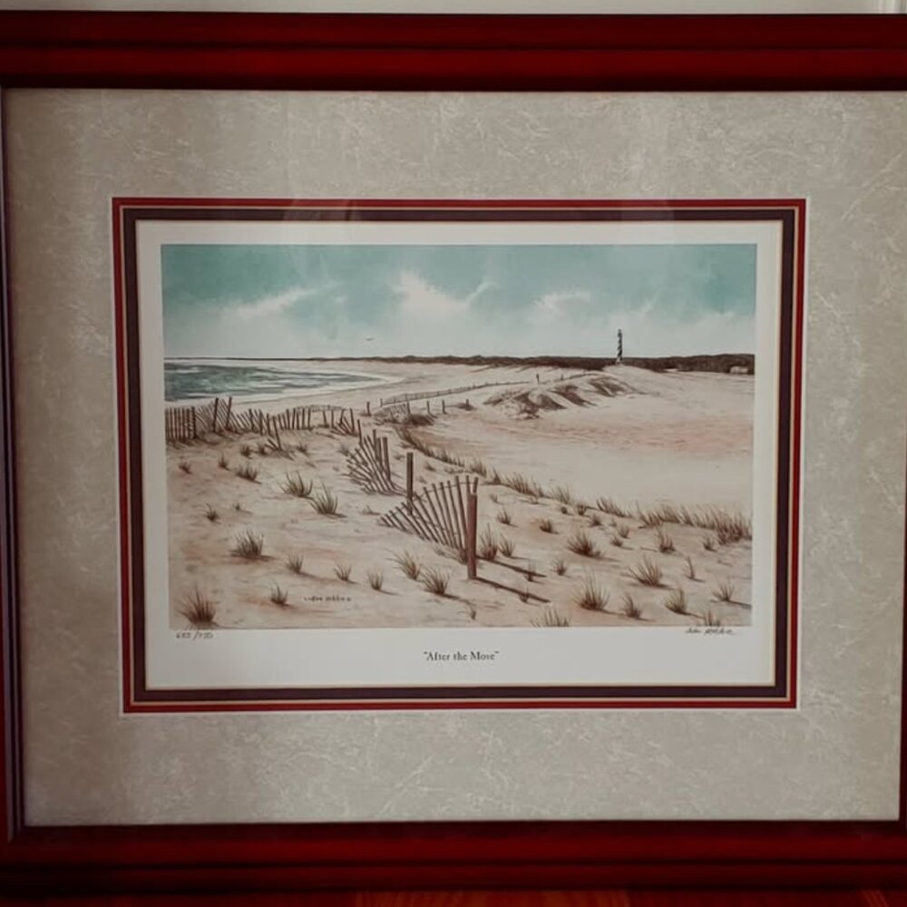 Framed Lithograph Print - signed & numbered